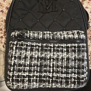 🔥FLASH SALE🔥 Badgley Mischka Big Diamond Quilted Nylon Backpack with Studs